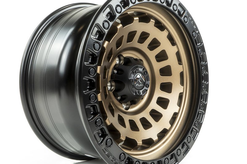 Alloy wheel D634 Zephyr Matte Bronze/Black Bead Ring Fuel 9.0x17 ET1 71,5 5x127