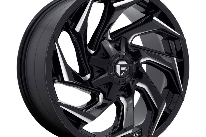 Llanta de aleacin D753 Reaction Gloss Black Milled Fuel 9.0x20 ET20 78,1 5x114.3;5x127