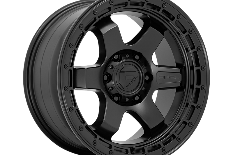 Alloy wheel D750 Block Matte Black W/ Black Ring Fuel 9.0x18 ET1 71,5 5x127