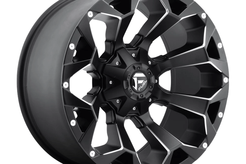 Alloy wheel D546 Assault Matte Black Milled Fuel 9.5x22 ET20 106,1 6x135;6x139,7