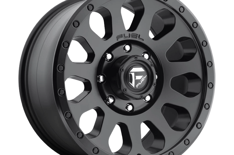 Llanta de aleacin D579 Vector Matte Black Fuel 8.0x16 ET20 72,56 5x114,3