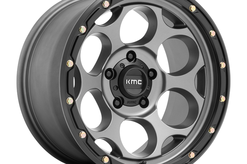 Alloy wheel KM541 Dirty Harry Satin Gray W/ Black LIP KMC 8.5x17 ET18 71,5 5x127