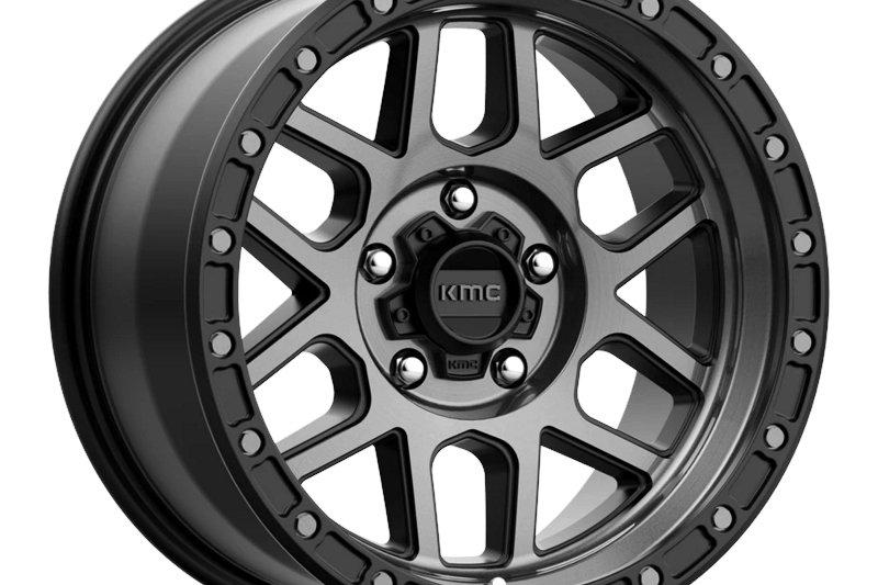 Llanta de aleacin KM544 Mesa Satin Black W/ Gray Tint KMC 9.0x17 ET-12 71,5 5x127