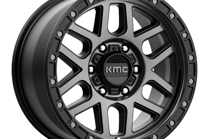 Llanta de aleacin KM544 Mesa Satin Black W/ Gray Tint KMC 9.0x17 ET18 106,1 6x139,7