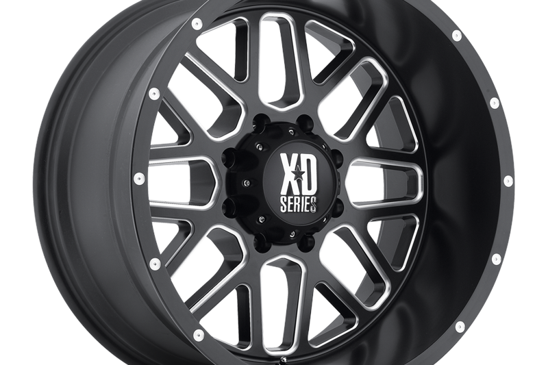 Alloy wheel XD820 Grenade Satin Black Milled XD Series 10.0x20 ET-24 108 5x139.7