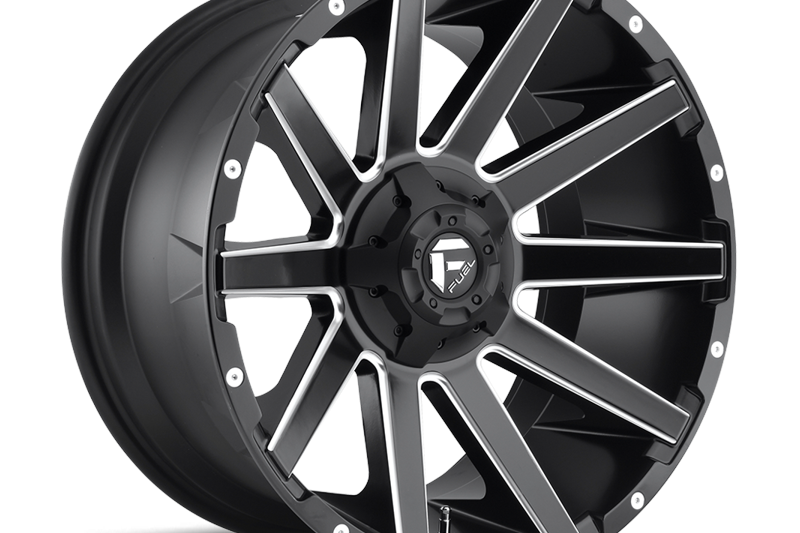 Alloy wheel D616 Contra Matte Black Milled Fuel 10.0x20 ET-18 78,1 5x114.3;5x127