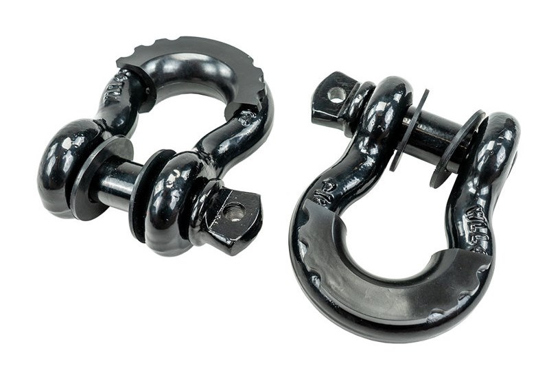 D-ring shackles black OFD 3/4