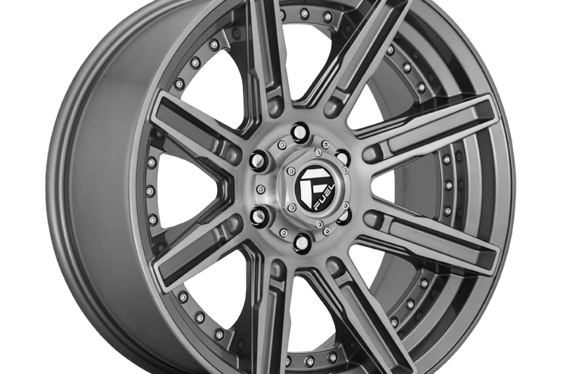 Alloy wheel D710 Rogue Platinum Brushed GUN Metal Tinted Clear Fuel 9.0x20 ET1 71,5 5x127