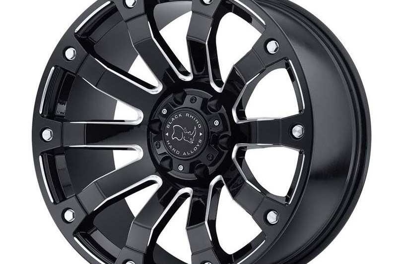 Alloy wheel Gloss Black Milled Selkirk Black Rhino 9.0x17 ET-12 78,1 5x127