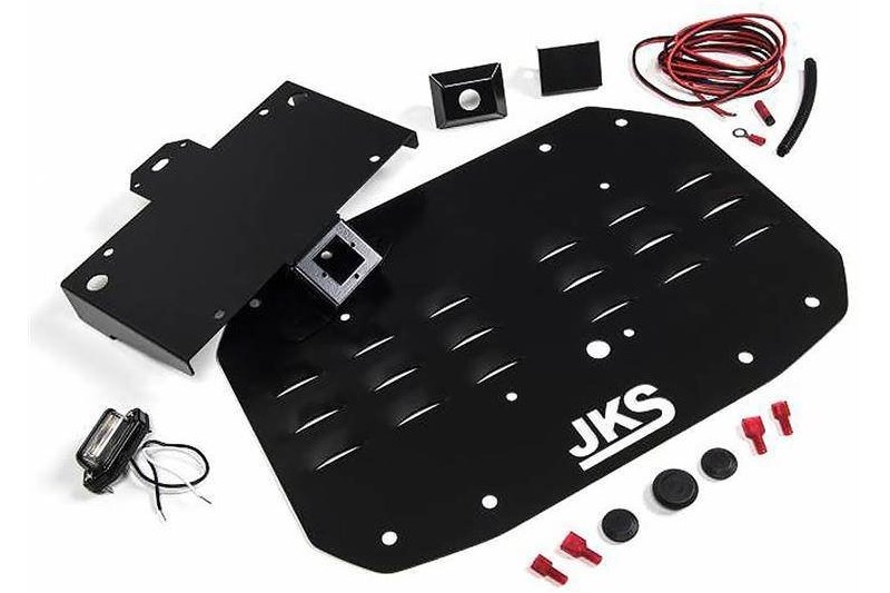 Tapa de ventilacin del portn trasero con soporte para matrcula JKS Wrangler JL 