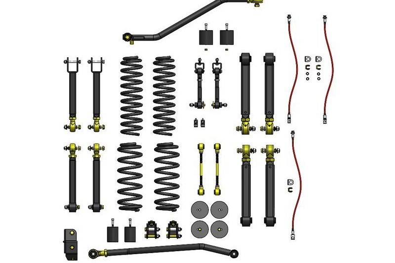 Suspension kit Clayton Off Road Premium Lift 4