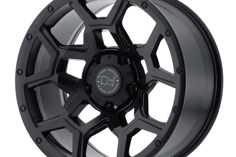 Alloy wheel Matte Black Overland Black Rhino 8.0x18 ET35 76,1 5x114.3
