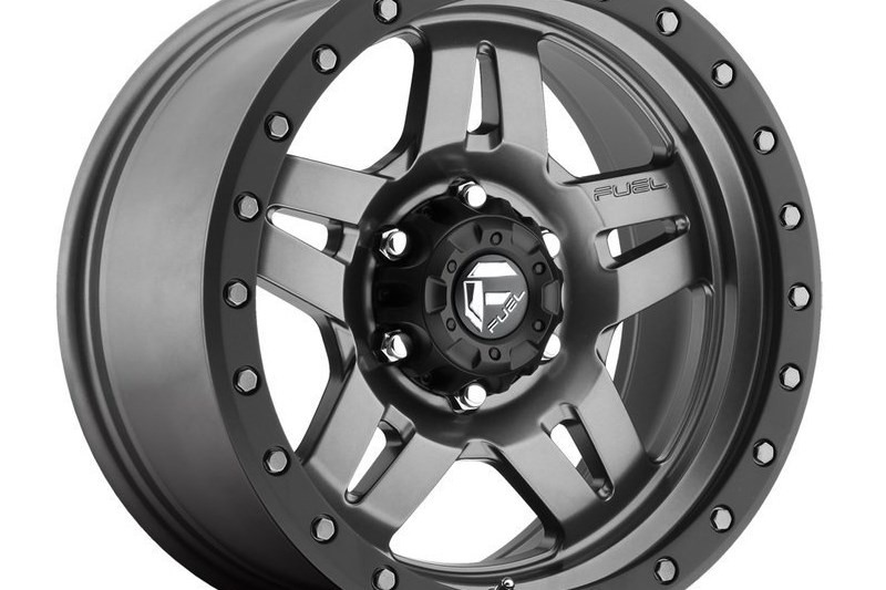Alloy wheel D558 Anza Matte Gunmetal/Black Bead Ring Fuel 8.5x17 ET-6 78,1 5x127