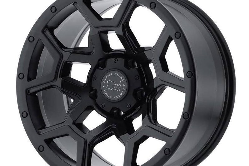Alloy wheel Matte Black Overland Black Rhino 8.0x17 ET35 76,1 5x120