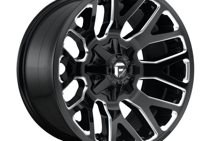 Llanta de aleacin D623 Warrior Gloss Black Milled Fuel 9.0x20 ET20 78,1 5x114.3;5x127