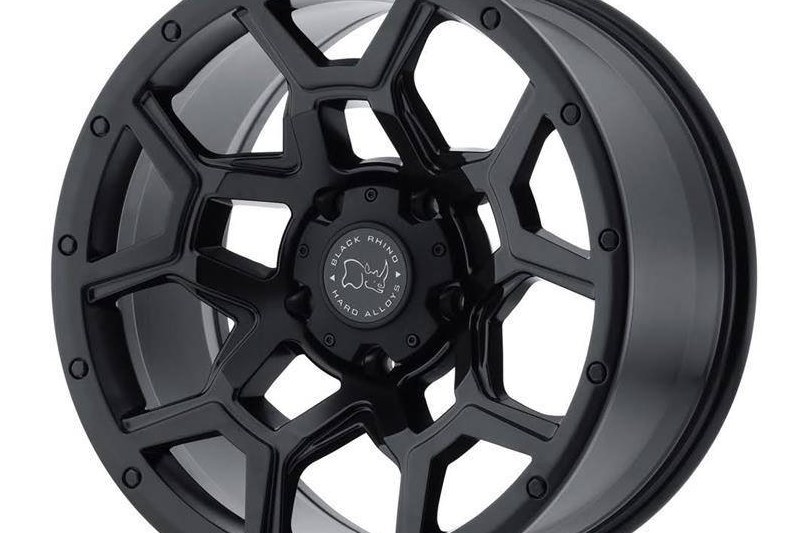 Alloy wheel Matte Black Overland Black Rhino 8.0x17 ET52 84,1 6x130