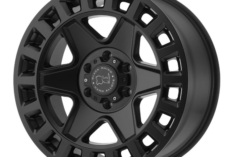 Alloy wheel Matte Black York Black Rhino 8.0x18 ET52 84,1 6x130