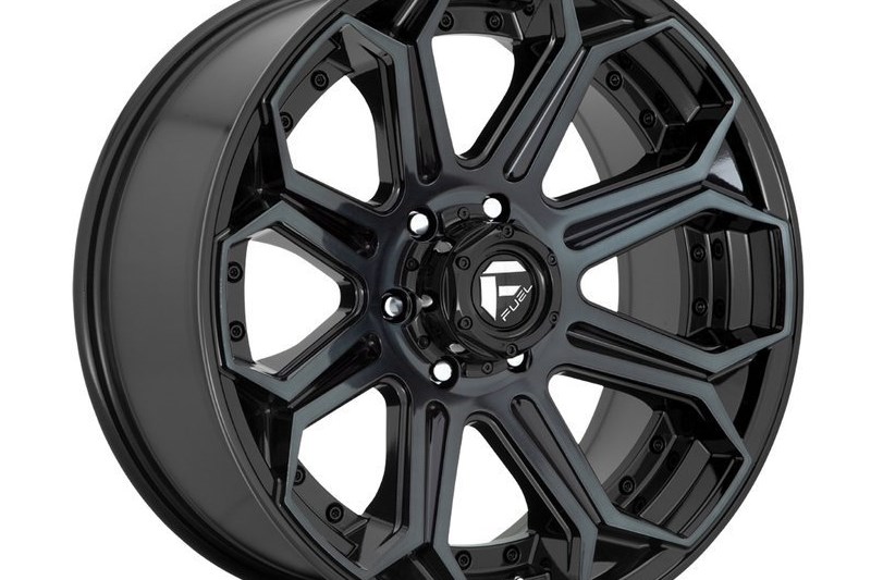 Llanta de aleacin D704 Siege Gloss Machined/Double Dark Tint Fuel 10.0x22 ET-18 106,1 6x139,7