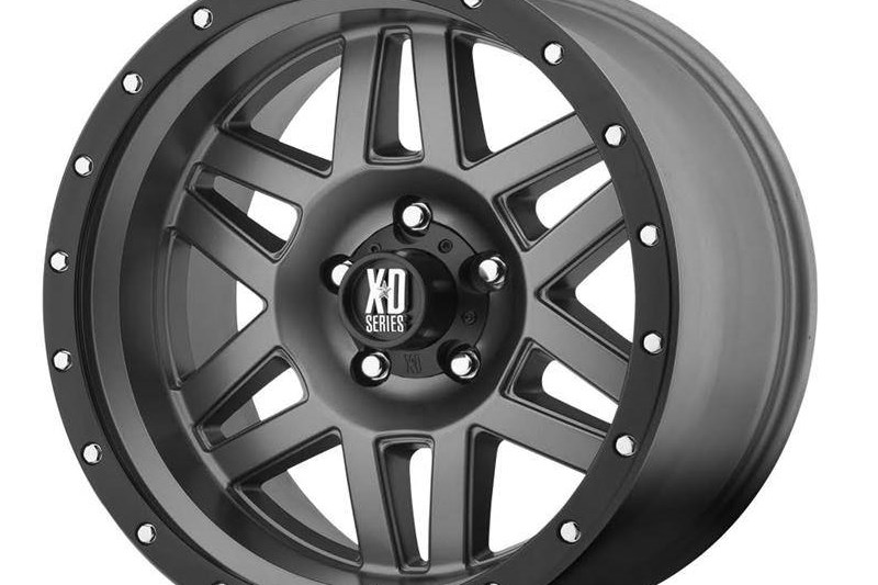 Alloy wheel XD128 Machete Matte Gray/Black Ring XD Series 8.5x17 ET0 78,3 5x127