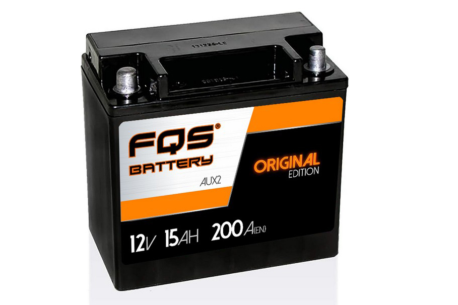 FQS AUX2 BATTERY AUXILIAR 12V 15AH 200A EN + I