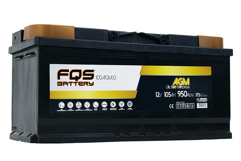 FQS FQS100AGM.0 BATERA AGM L6 12V 105AH 950A EN + D