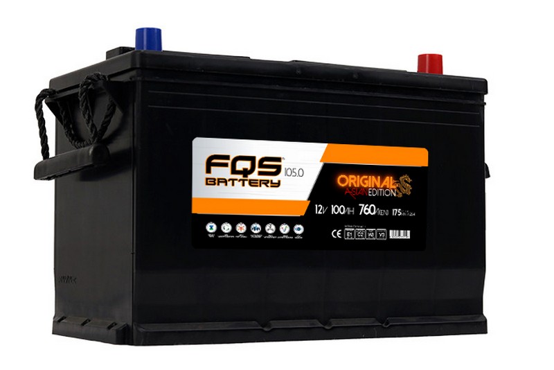 FQS FQS105.0 BATTERY ORIGINAL GR28 12V 100AH 760A EN + D