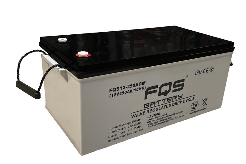 FQS FQS12-250AGM BATTERY INDUSTRIAL AGM 12V 250AH C10