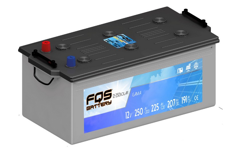 FQS FQS12-250SOLAR SEMI-TRACCIN BATTERA SEMI-TRACCIN 12V 250AH C100 + I