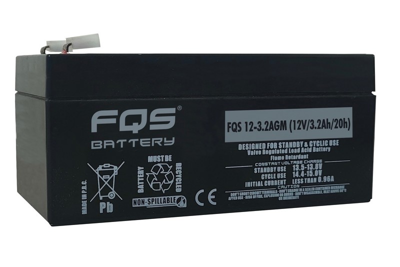 FQS FQS12-3.2AGM BATERA INDUSTRIAL AGM 12V 3,2AH