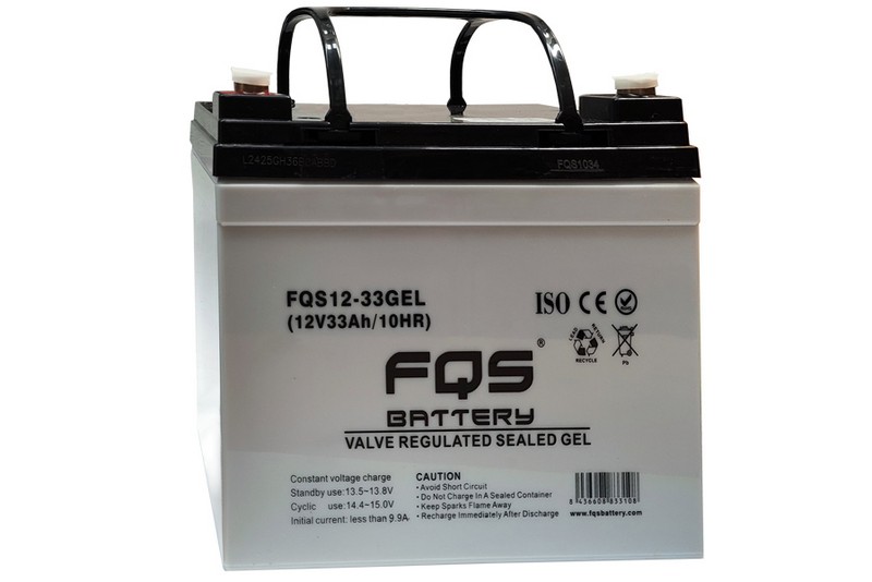 FQS FQS12-33GEL INDUSTRIAL GEL BATTERY 12V 35AH