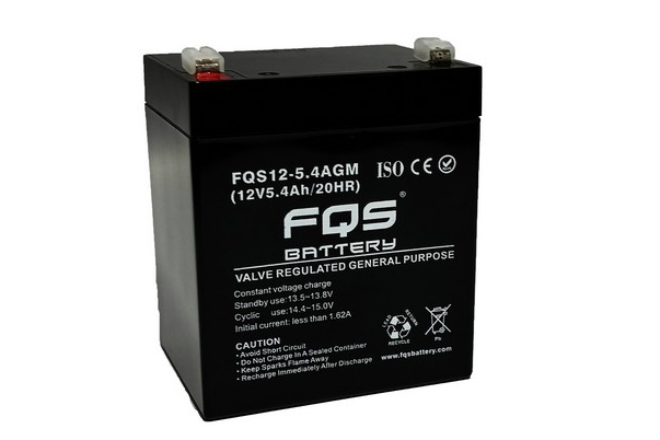 FQS FQS12-5.4AGM INDUSTRIAL AGM 12V 5.4AH BATTERY