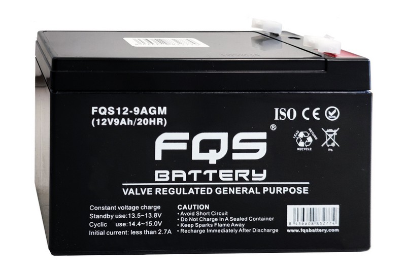 FQS FQS12-9AGM INDUSTRIAL AGM 12V 9AH BATTERY