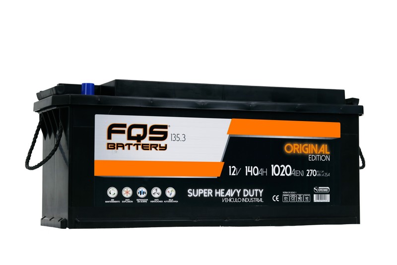 FQS FQS135.3 BATTERY ORIGINAL MAC110C 12V 140AH 1020A EN + I