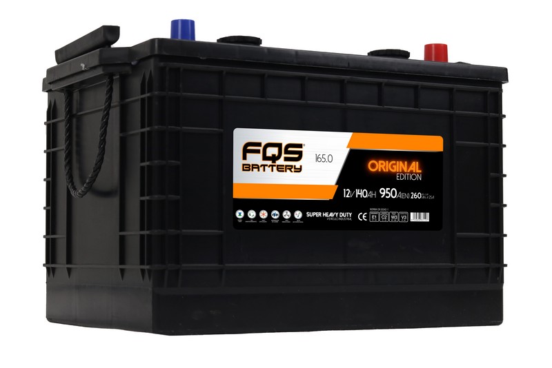 FQS FQS165.0 BATTERY ORIGINAL D 12V 135AH 900A EN + D