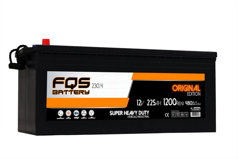 FQS FQS230.4 BATTERY ORIGINAL C 12V 225AH 1250A EN + D