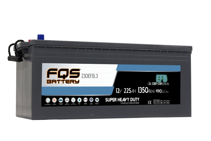 FQS FQS230EFB.3 BATTERY EFB C 12V 225AH 1350A EN + I