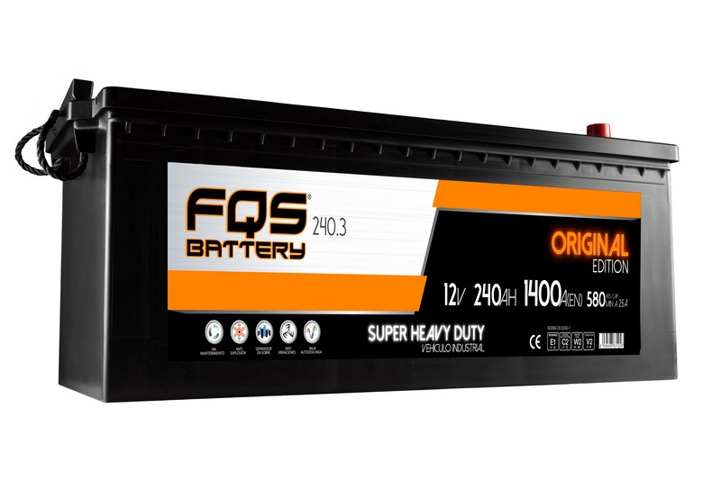 FQS FQS240.3 BATTERY ORIGINAL C 12V 240AH 1400A EN + I