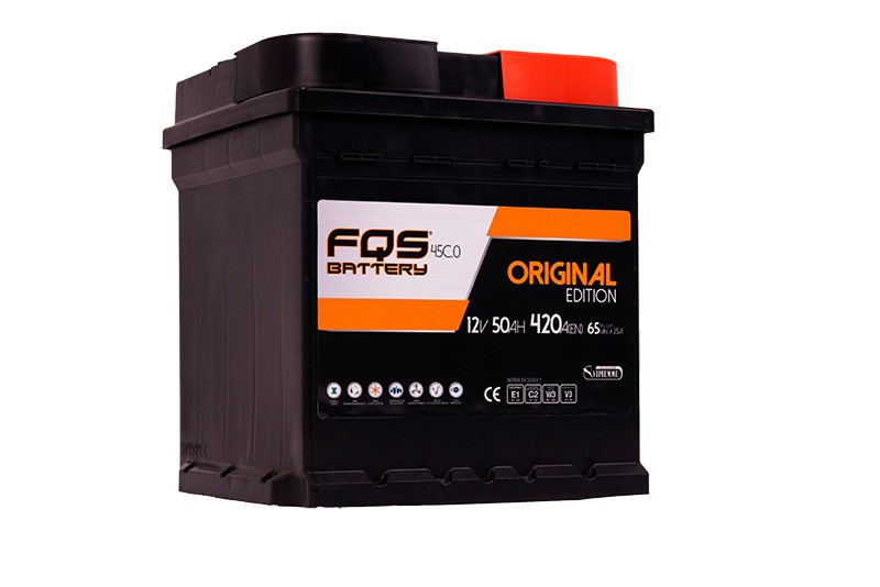 FQS FQS45C.0 BATTERY ORIGINAL L0 12V 50AH 390A EN + D