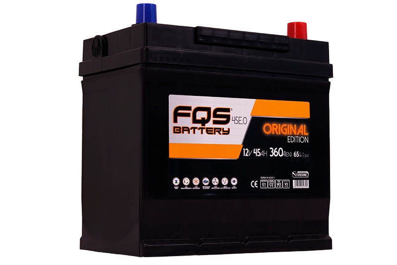 FQS FQS45E.0 BATERA ORIGINAL E2 12V 45AH 360A EN + D