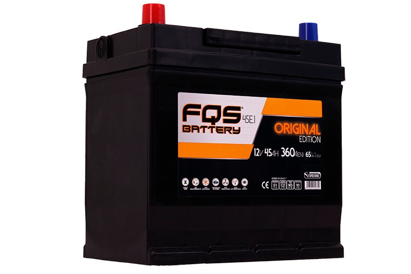 FQS FQS45E.1 BATTERY ORIGINAL E2 12V 45AH 360A EN + I