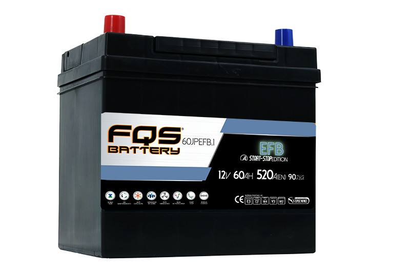 FQS FQS60JPEFB.1 BATTERY EFB D23 12V 60AH 520A EN + I