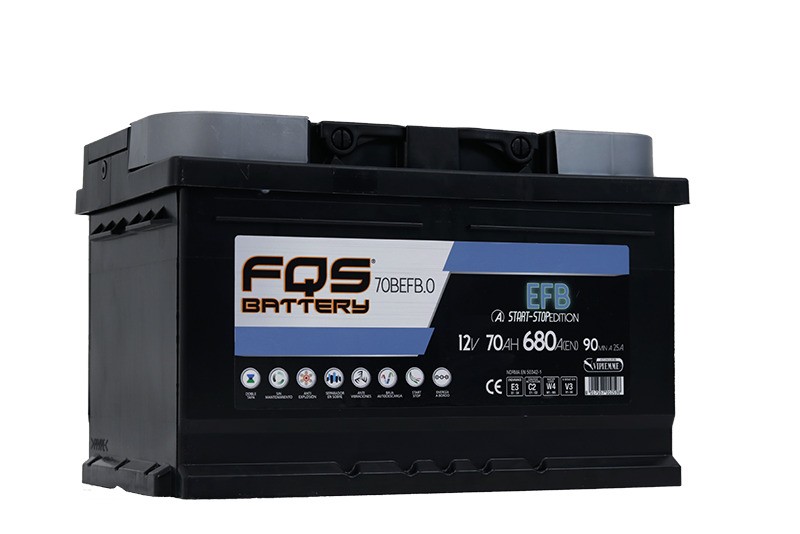 FQS FQS70BEFB.0 BATERA EFB LB3 12V 70AH 680A EN + D