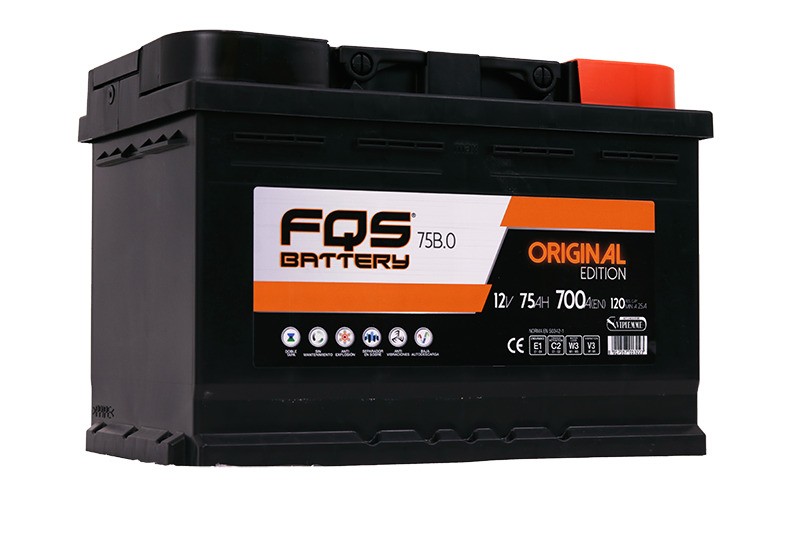 FQS FQS75B.0 BATERA ORIGINAL LB3 12V 75AH 700A EN + D