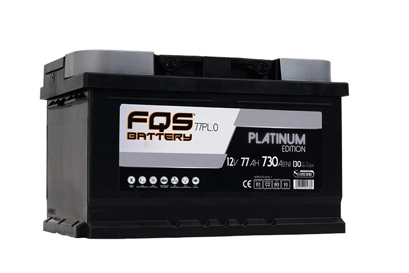 FQS FQS75B.0 BATTERY ORIGINAL LB3 12V 75AH 700A EN + D