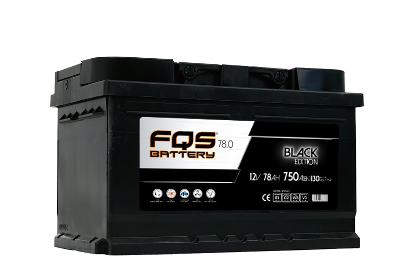 FQS FQS78.0 BATTERY BLACK LB3 12V 78AH 750A EN + D