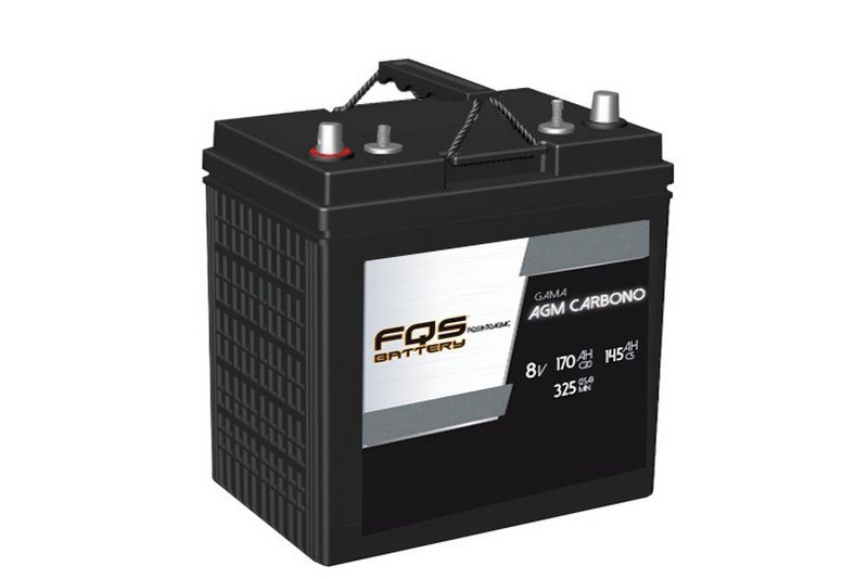 FQS FQS8-170AGMC AGM CARBONO BATTERY 8V 170AH C20 + I