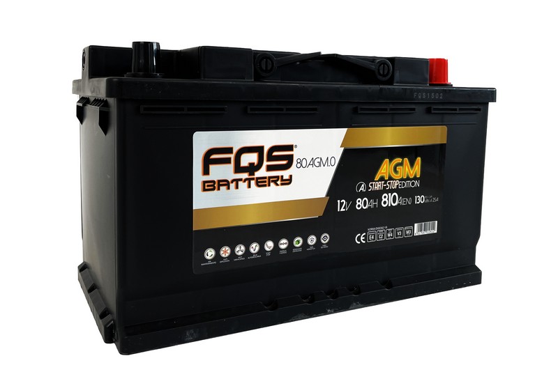 FQS FQS80AGM.0 BATERA AGM L4 12V 80AH 810A EN + D