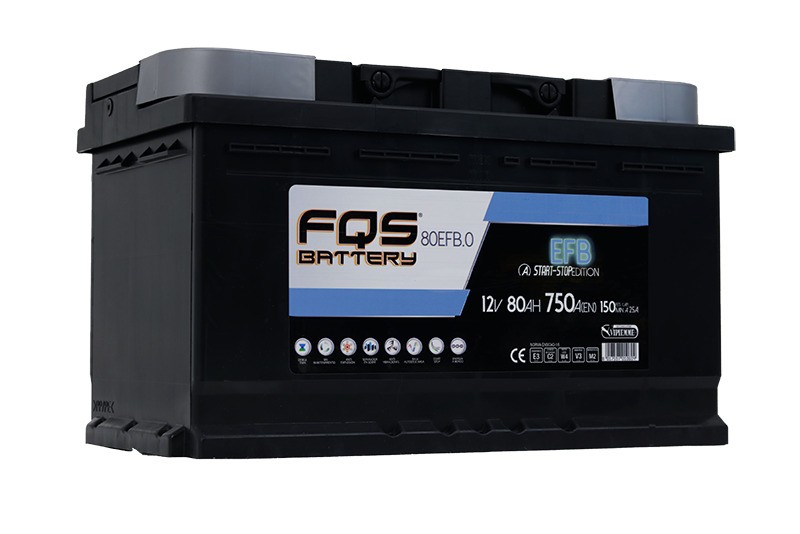 FQS FQS80EFB.0 BATERA EFB L4 12V 80AH 750A EN + D