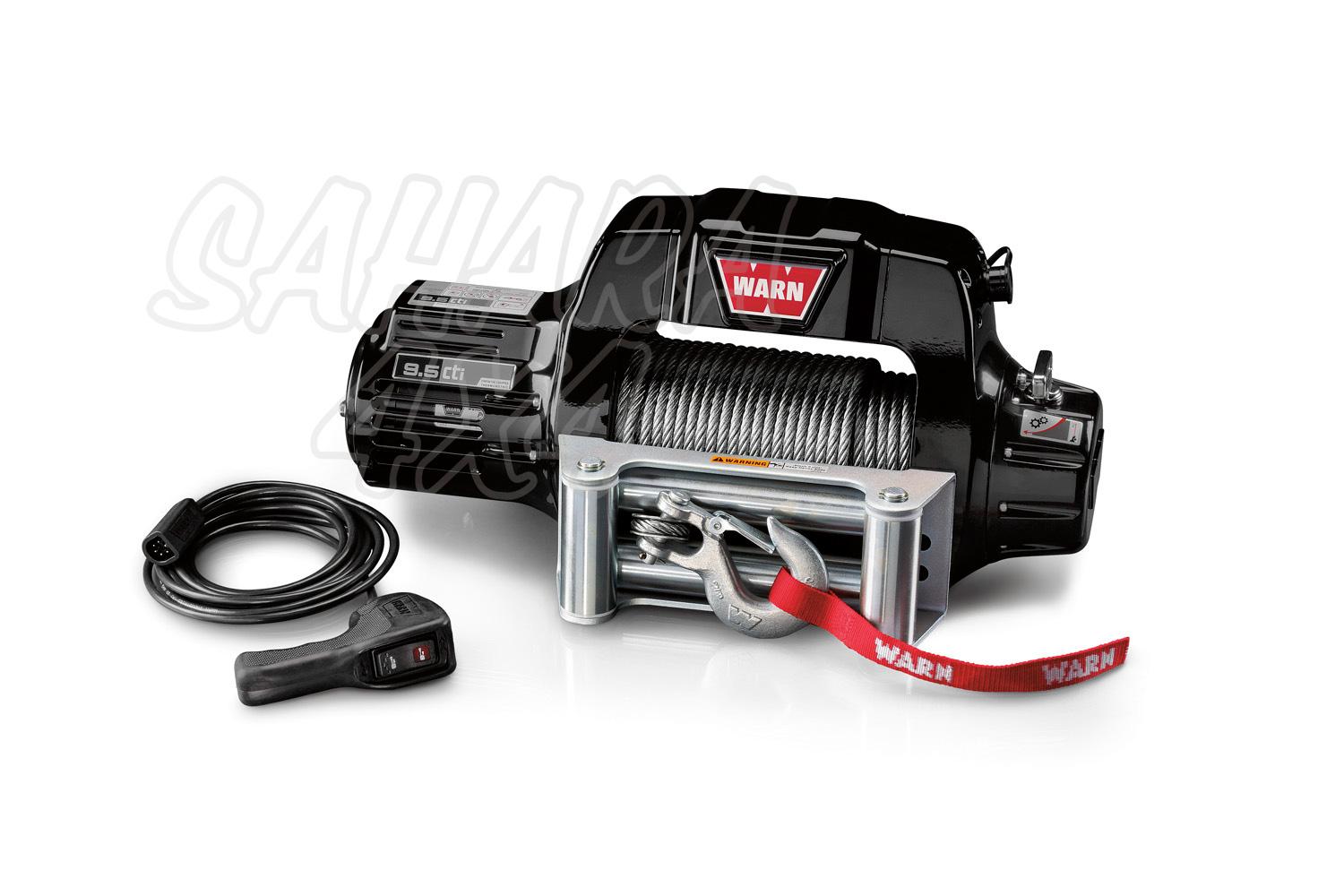 cabrestante WARN 9.5 CTI-S 12V termométricode 4310 kg cable sintético