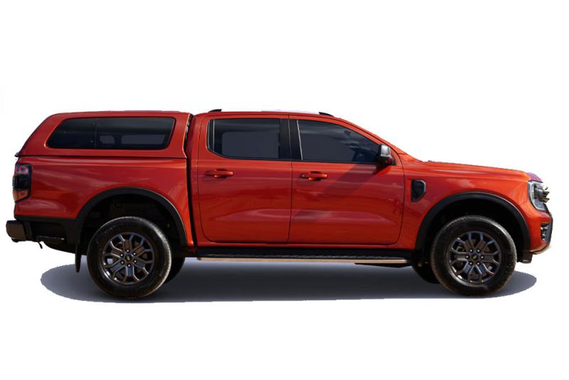 AEROKLAS ABS Canopy, with windows Dual Cab Ford Ranger 2023/ Raptor 2023